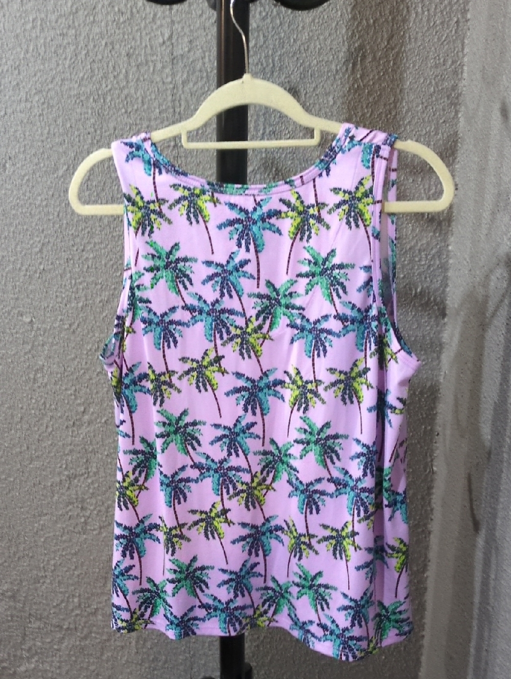 Cuddl Duds Lavender Tank & Tropical Print - Picture 5 of 5